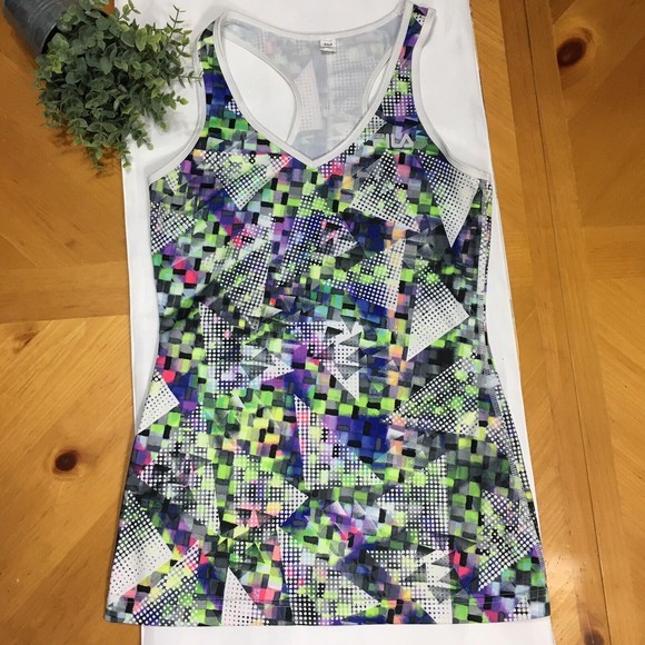 Fila Tops - Fila Sport Womens Active Racerback Tank Top Size Small Yoga Run Sport Multicolor